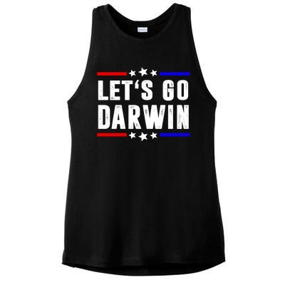 Lets Go Darwin US Vintage Ladies PosiCharge Tri-Blend Wicking Tank