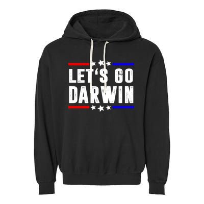 Lets Go Darwin US Vintage Garment-Dyed Fleece Hoodie
