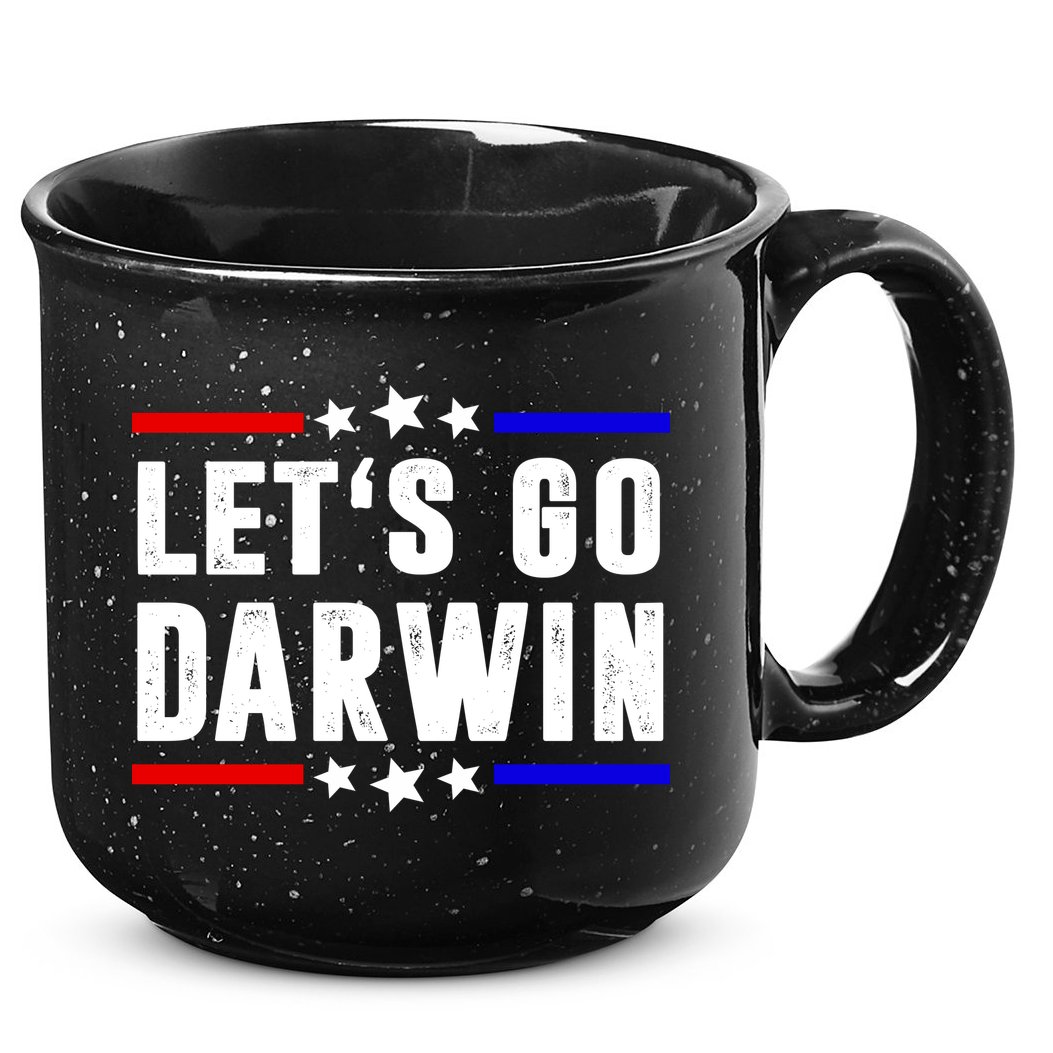Lets Go Darwin US Vintage 15oz Campfire Ceramic Mug