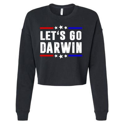Lets Go Darwin US Vintage Cropped Pullover Crew