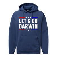 Lets Go Darwin US Vintage Performance Fleece Hoodie