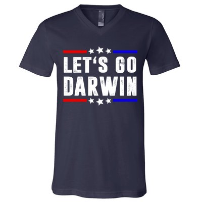 Lets Go Darwin US Vintage V-Neck T-Shirt
