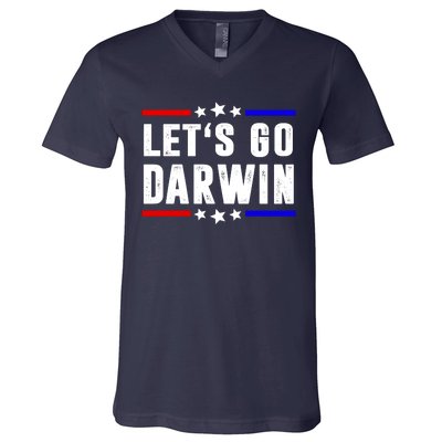 Lets Go Darwin US Vintage V-Neck T-Shirt