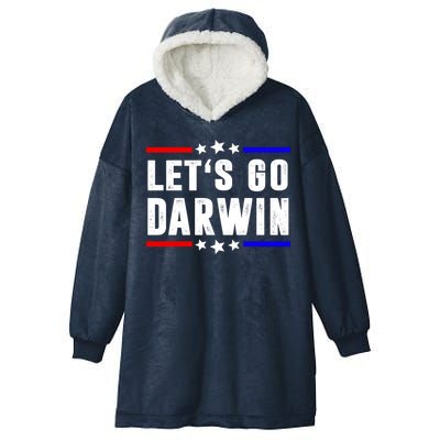 Lets Go Darwin US Vintage Hooded Wearable Blanket