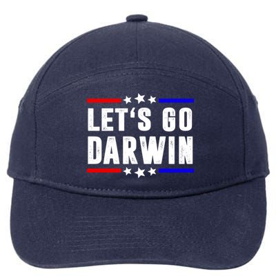 Lets Go Darwin US Vintage 7-Panel Snapback Hat