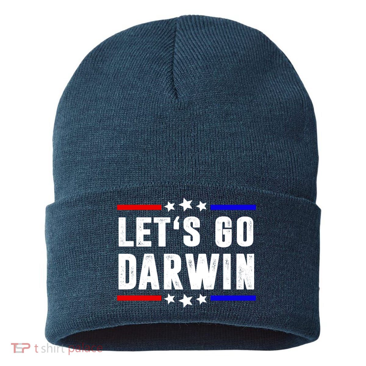 Lets Go Darwin US Vintage Sustainable Knit Beanie