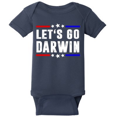 Lets Go Darwin US Vintage Baby Bodysuit