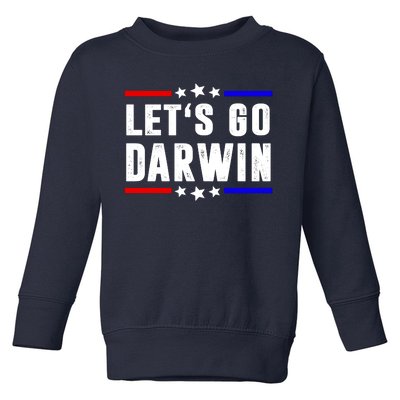 Lets Go Darwin US Vintage Toddler Sweatshirt