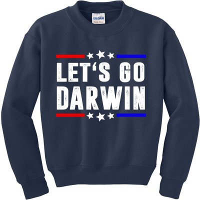 Lets Go Darwin US Vintage Kids Sweatshirt