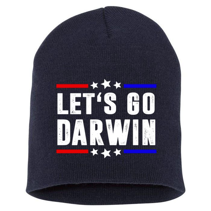 Lets Go Darwin US Vintage Short Acrylic Beanie