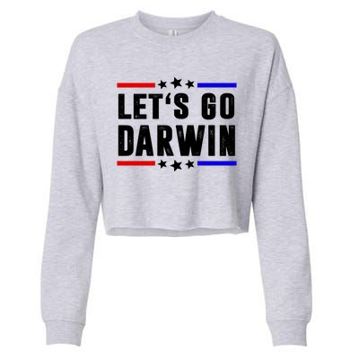 Lets Go Darwin US Vintage Cropped Pullover Crew