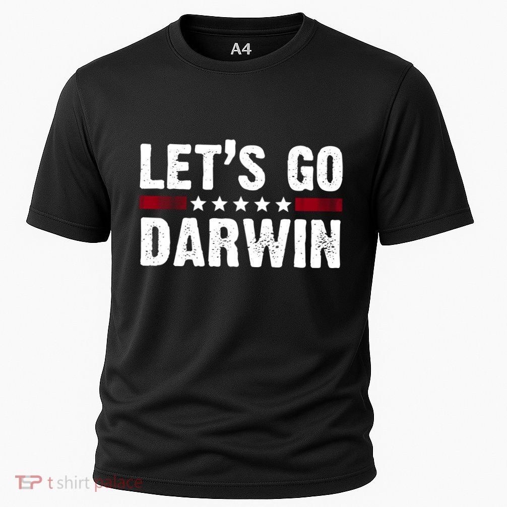 Lets Go Darwin Vintage Logo Performance Shirt
