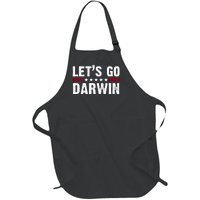 Lets Go Darwin Vintage Logo Full-Length Apron With Pockets