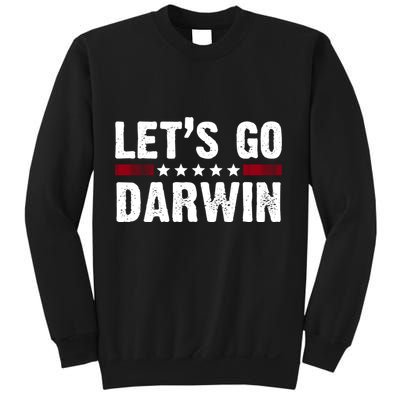 Lets Go Darwin Vintage Logo Sweatshirt