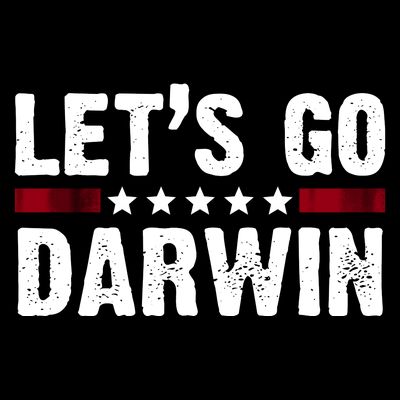 Lets Go Darwin Vintage Logo T-Shirt