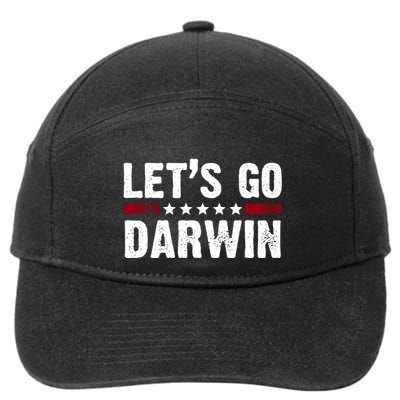 Lets Go Darwin Vintage Logo 7-Panel Snapback Hat