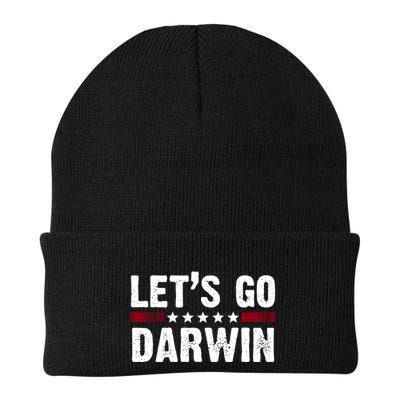 Lets Go Darwin Vintage Logo Beanie