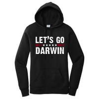 Lets Go Darwin Vintage Logo Women's Pullover Hoodie