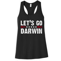 Lets Go Darwin Vintage Logo Women's Racerback Tank