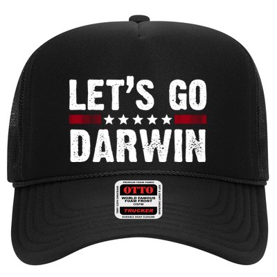Lets Go Darwin Vintage Logo Trucker Hat