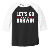 Lets Go Darwin Vintage Logo Toddler Fine Jersey T-Shirt