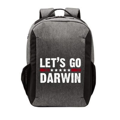 Lets Go Darwin Vintage Logo Vector Backpack