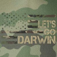 Lets Go Darwin US Camo Military Flag Legacy Tie Dye Trucker Hat