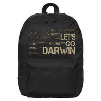 Lets Go Darwin US Camo Military Flag 16 in Basic Backpack