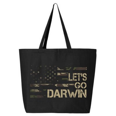 Lets Go Darwin US Camo Military Flag 25L Jumbo Tote