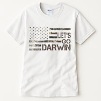 Lets Go Darwin US Camo Military Flag Tall T-Shirt