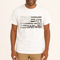 Lets Go Darwin US Camo Military Flag Tall T-Shirt