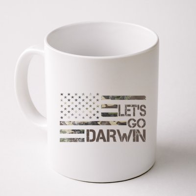 Lets Go Darwin US Camo Military Flag Mug