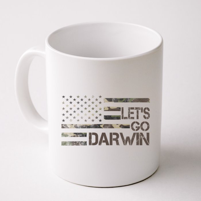 Lets Go Darwin US Camo Military Flag Mug