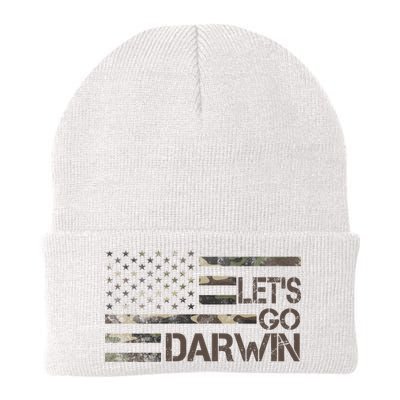 Lets Go Darwin US Camo Military Flag Beanie