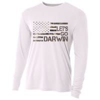 Lets Go Darwin US Camo Military Flag Cooling Performance Long Sleeve Crew