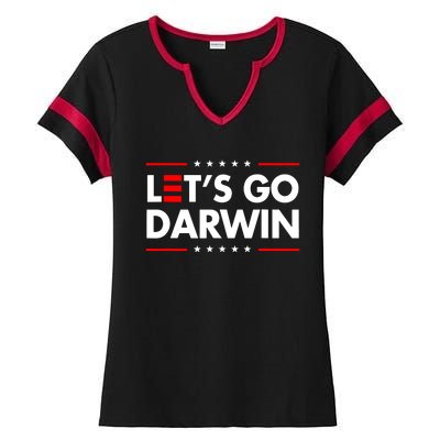 Lets Go Darwin Ladies Halftime Notch Neck Tee