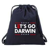 Lets Go Darwin Drawstring Bag