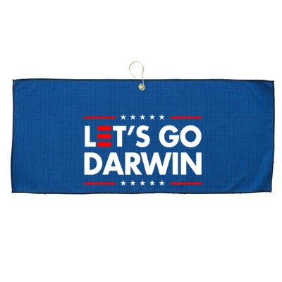 Lets Go Darwin Large Microfiber Waffle Golf Towel