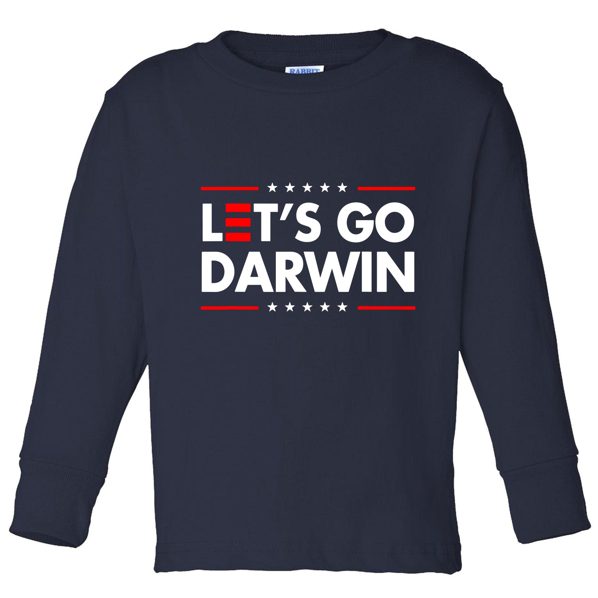 Lets Go Darwin Toddler Long Sleeve Shirt