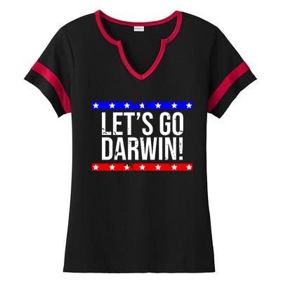 Let's Go Dwarin! Vintage USA Ladies Halftime Notch Neck Tee