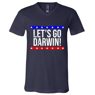 Let's Go Dwarin! Vintage USA V-Neck T-Shirt