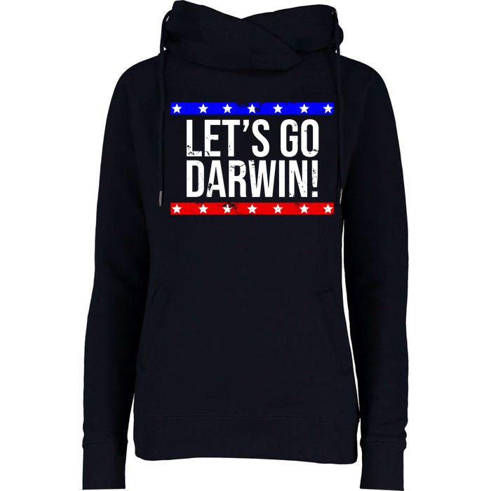 Let's Go Dwarin! Vintage USA Womens Funnel Neck Pullover Hood