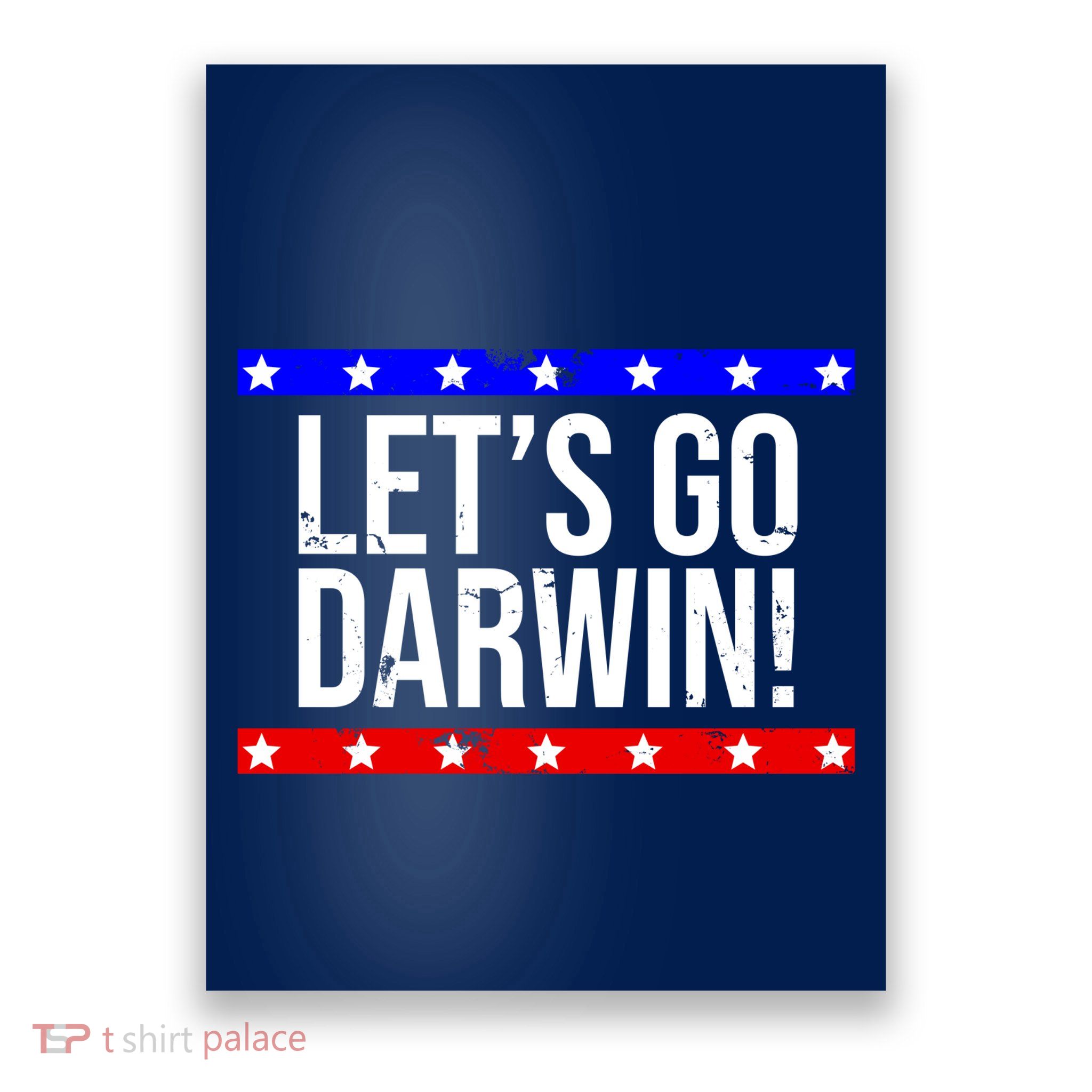 Let's Go Dwarin! Vintage USA Poster