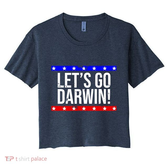 Let's Go Dwarin! Vintage USA Crop Top