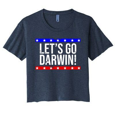 Let's Go Dwarin! Vintage USA Women's Crop Top Tee