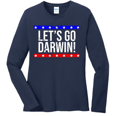 Let's Go Dwarin! Vintage USA Ladies Long Sleeve Shirt