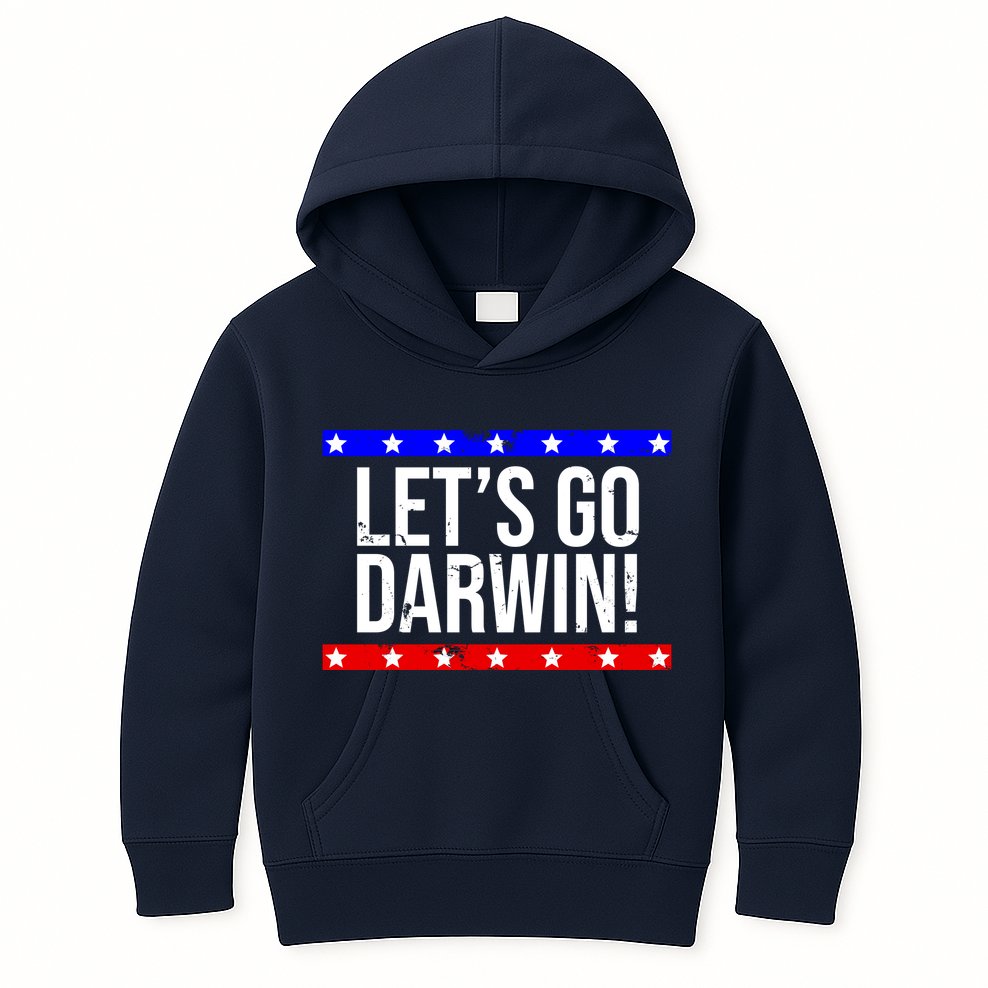 Let's Go Dwarin! Vintage USA Kids Hoodie