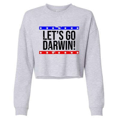 Let's Go Dwarin! Vintage USA Cropped Pullover Crew