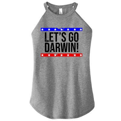 Let's Go Dwarin! Vintage USA Women's Perfect Tri Rocker Tank