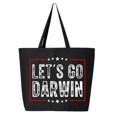 Lets Go Darwin Funny Sarcastic Women Men Lets Go Darwin 25L Jumbo Tote